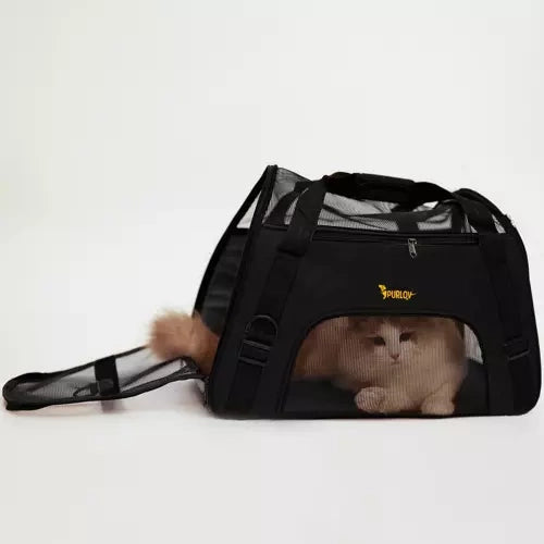 Geanta de transport caini sau pisici, Zola®, baza rezistenta, plasa de aerisire, 30x25x50 cm, greutate maxima suportata 8 kg Geanta de transport caini sau pisici, Zola®, baza rezistenta, plasa de aerisire, 30x25x50 cm, greutate maxima suportata 8 kg
